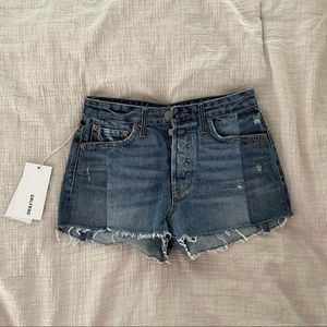 NWT GRLFRND Demim Multi Color Jean Shorts 25